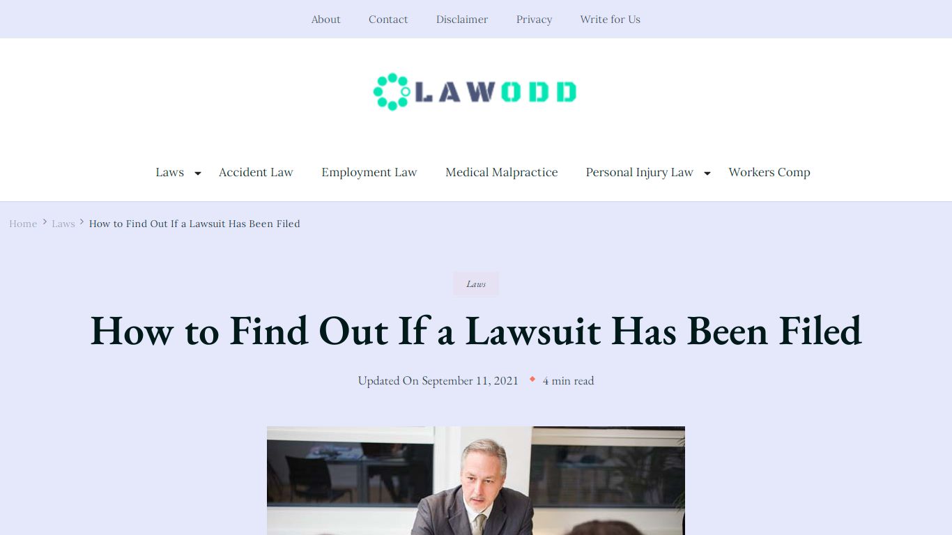 How to Find Out If a Lawsuit Has Been Filed - Law Odd